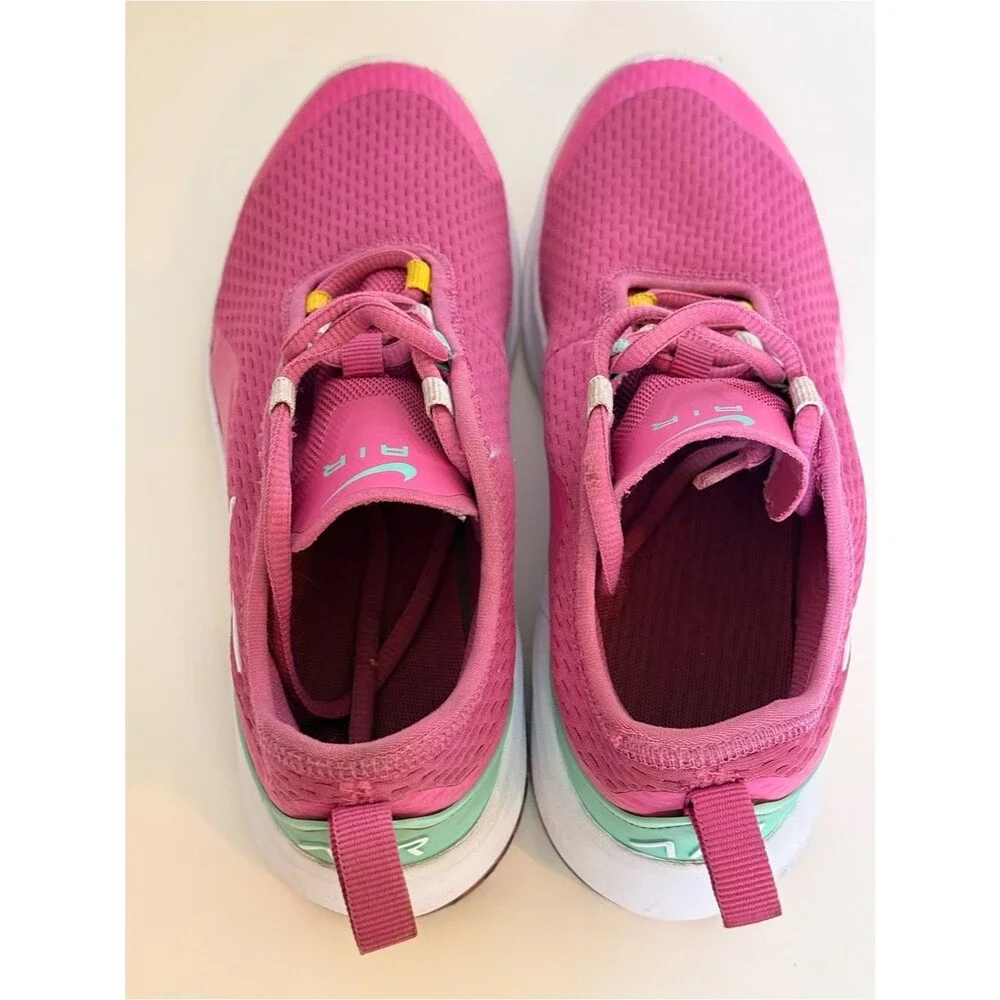Nike Air Max Motion 2 Fuschia Mint White - Girls Size 5Y Fits Women’s 6.5 🌸